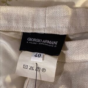 Giorgio Armani Light Tan Trousers